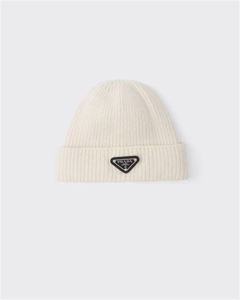 white prada beanie hat|prada beanie white and pink.